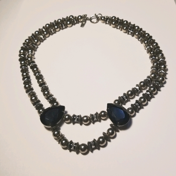 Designer signed PAULINE RADER Vintage Statement Necklace - Picture 2 of 8